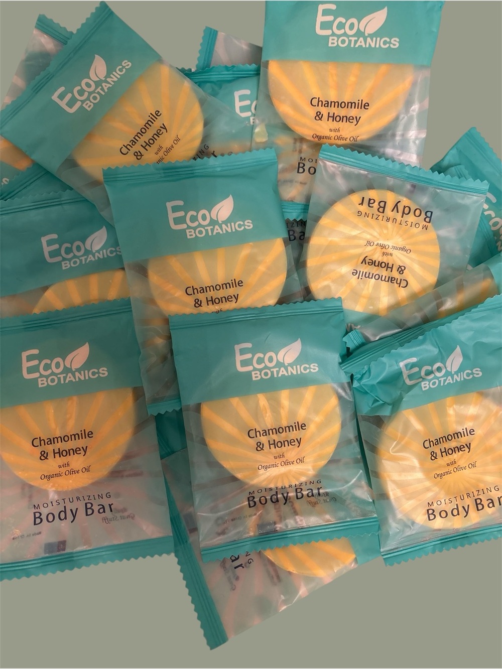 40 pk-Chamomile & Honey Moisturizing Body Bar - Turquoise Packaging